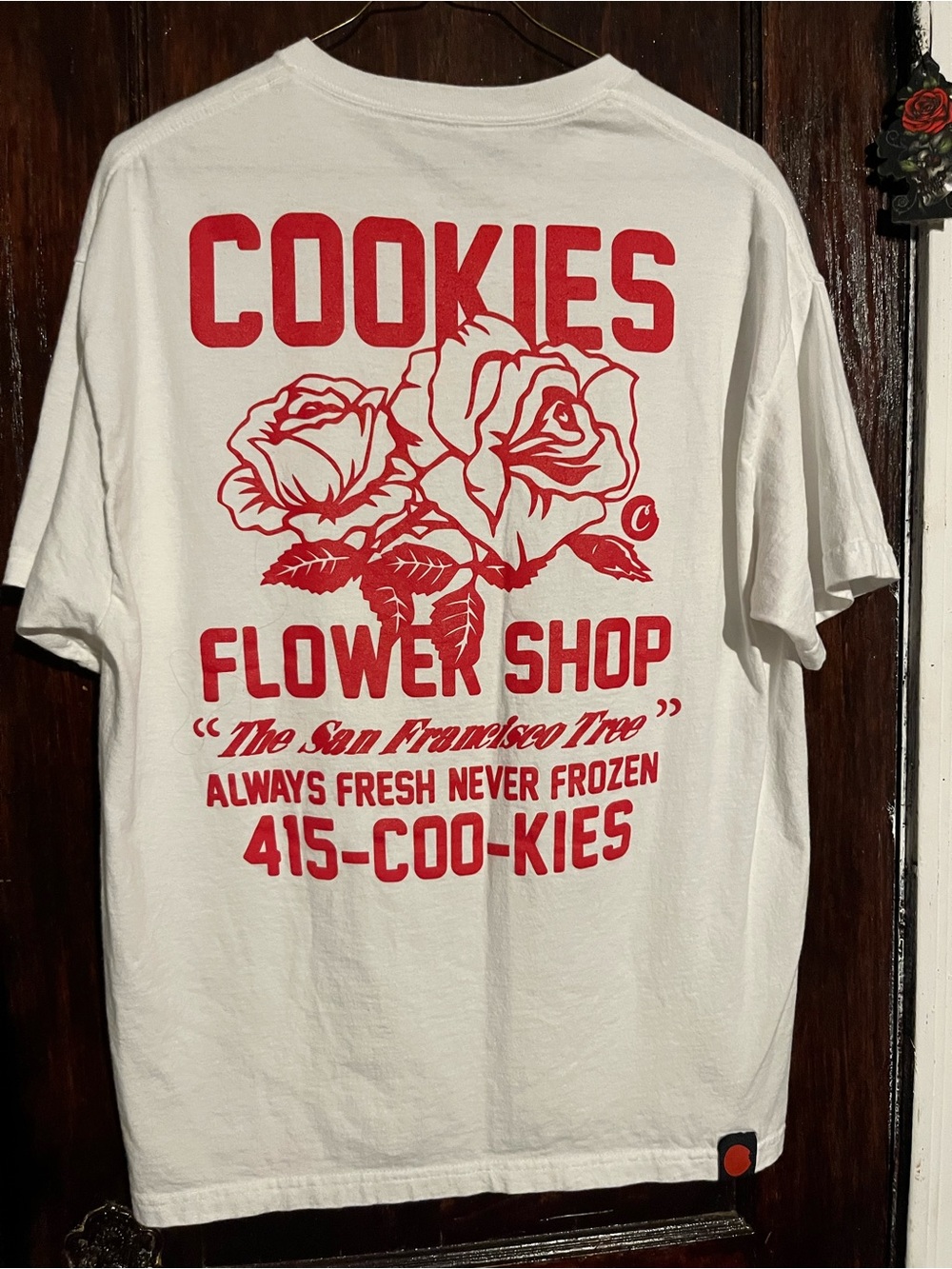 Cookies Shirt, With Red Lettering - Picture 2 of 2